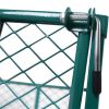 Steel Garden Cart, Steel Mesh Removable Sides, 3 cu ft, 550 lb Capacity, Green