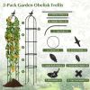 2-Pack Garden Obelisk Trellis for Climbing Plants