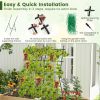 74 Inch Tall Garden Trellis for Flower Vine Vegetable Fruit Pea